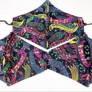 Music Notes Face Mask Adult Reusable UNISEX